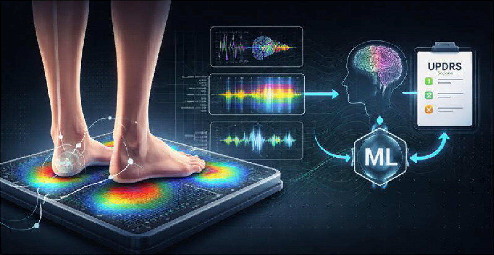 Predicting UPDRS Motor Symptoms From Force Plates Using Machine Learning